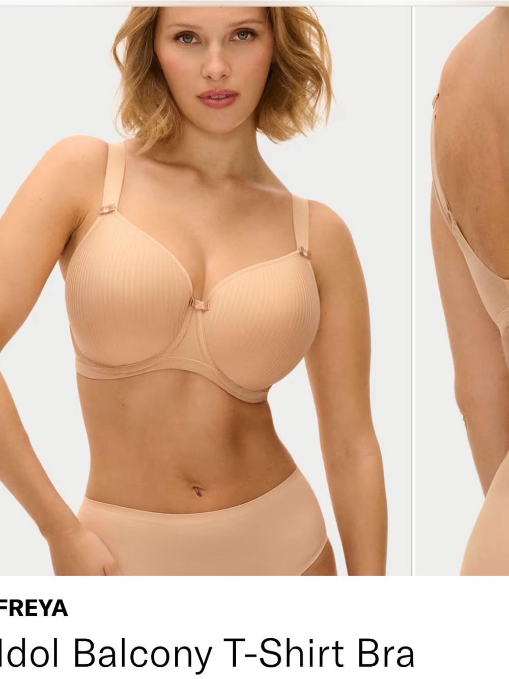 Freya Idol Nude Balconette T-Shirt Bra - Picture 3 of 8